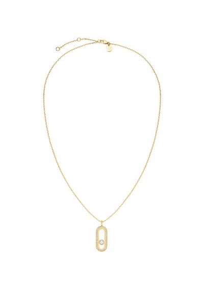 Rosefield Jnppg.j1293 Altın Renk Modern İnci Kristal Çelik Kolye