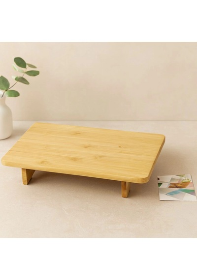 Hubrendy Tedarik Bambu Ahşap Dikdörtgen Sunum Panosu 32.5x21.5 Cm Ayaklı 5 Cm Diğer