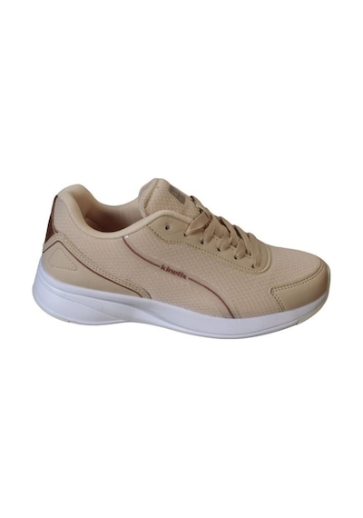 Kinetix Kadın Pembe Siyah Sneaker Spor Yürüyüş Ayakkabısı 001