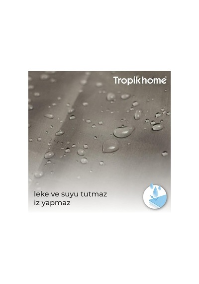 Tropik Home Banyo Perdesi - Tek Kanat Duş Perdesi, Polyester Kumaş Duşakabin Perdesi 180x200 Cm Küvet Perdesi Bej Diğer