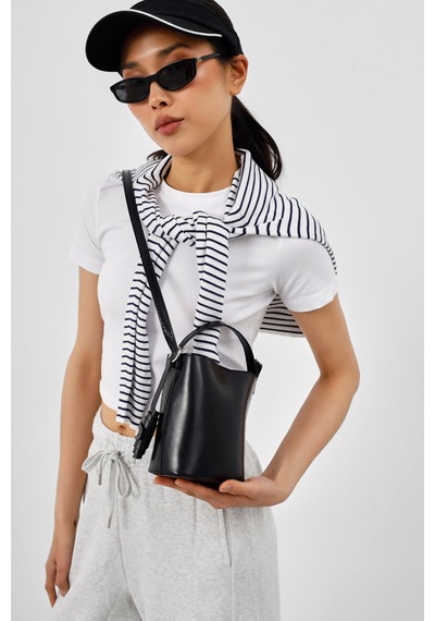 Shule Bags Amore Minimal Çapraz Çanta Siyah