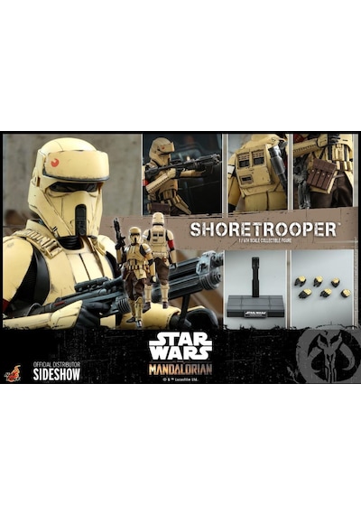 Hot Toys Shore Trooper Sixth Scale Figure TMS Star Wars: The Mand