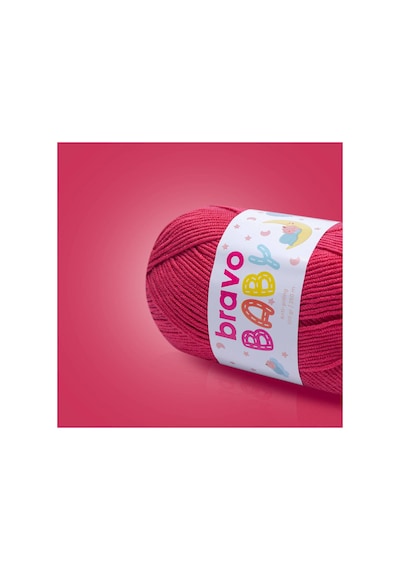 Baby Tüylenmez Anti Pilling Bebek Yünü 100 Gr 250 Metre Renk Kodu: 520 Nar Çiçeği