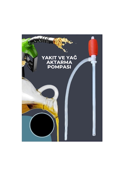 Küçük Boy Plastik Mazot Pompası - Su Pompası 5468