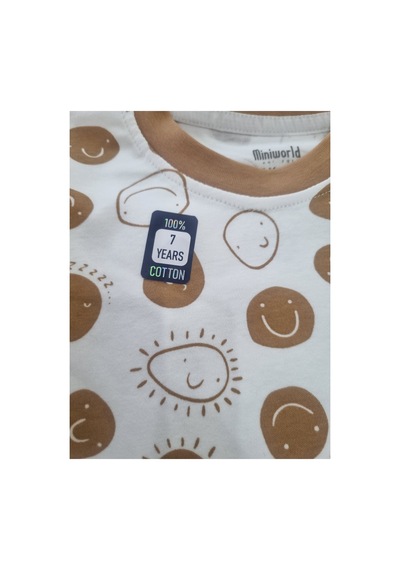 Uğur Bebe Mini World %100 Pamuk Erkek Çocuk Pijama Takımı Camel Renk Big Smile Desenli Sıfır Yaka Yumuşak Dokulu 2'li Set Camel Camel Uğur Bebe Mini World %100 Pamuk Erkek Çocuk Pijama Takımı Camel Renk Big Smile Desenli Sıfır Yaka Yumuşak Dokulu 2'li Set Camel Camel