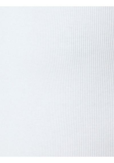 Koton Bisiklet Yaka Slim Fit Kolsuz Basic Atlet Beyaz 5sam30003mk Beyaz