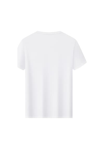 New Performance Premium Basic T-shirt 75.9% Pamuk 24.1% Polyester Beyaz