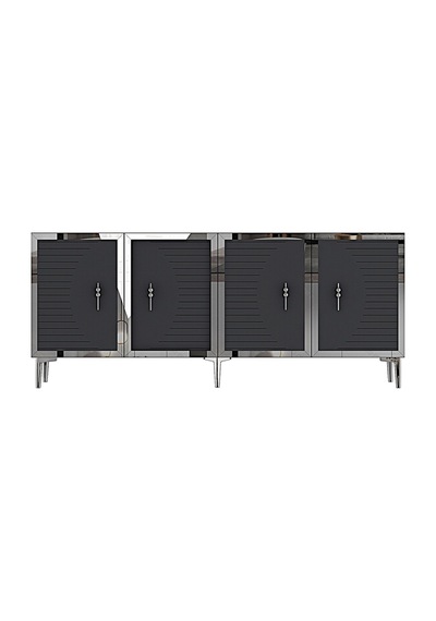 Ka1801as Tuna Konsol, Tv Sehpası Antrasit-sılver 180cm Antrasit/koyu Gri - Sılver Ka1801as Tuna Konsol, Tv Sehpası Antrasit-sılver 180cm Antrasit/koyu Gri - Sılver