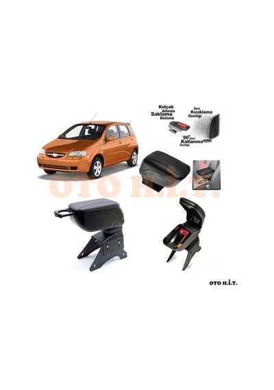 Chevrolet Kalos Hatcback Uyumlu Kol Dayama Ve Kolçak Sürgülü Bard