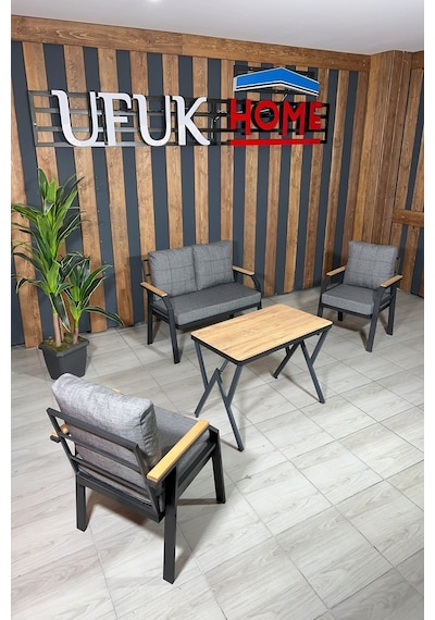 Ard & Garden Kavacık 2 1 1 Masa Bahçe Mobilyası, Balkon Çay Seti, Bahçe Koltuk Takımı, Balkon Takımı Gri Ard & Garden Kavacık 2 1 1 Masa Bahçe Mobilyası, Balkon Çay Seti, Bahçe Koltuk Takımı, Balkon Takımı Gri