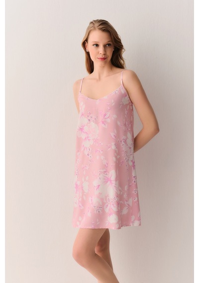Suwen Ashley Kısa Gecelik Sh26520613334 Pembe