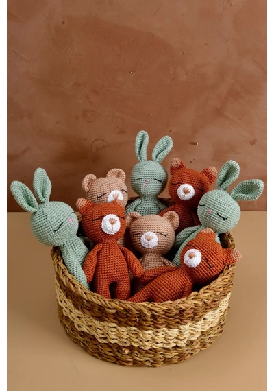 E&f Store Amigurumi Oyuncak - Krem Ayıcık