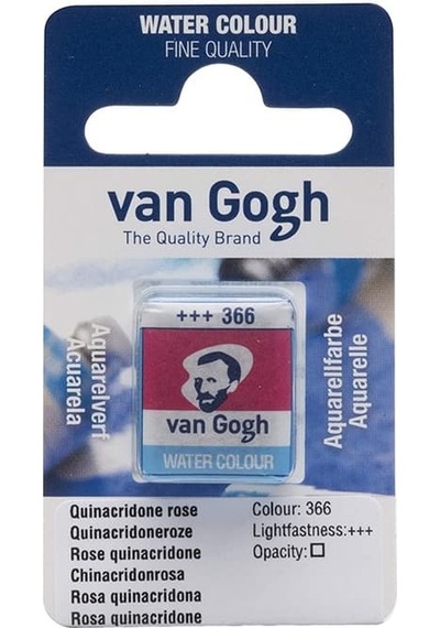 Van Gogh Sulu Boya Tablet Quinacridone Rose 366