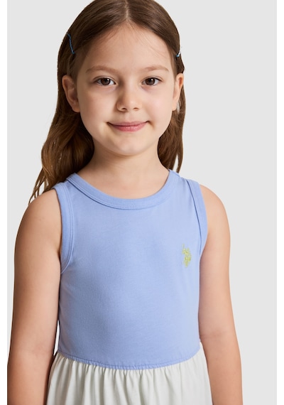 U.S. Polo Assn. Kız Çocuk Lila Elbise Örme 50325651-vr245 Lavanta