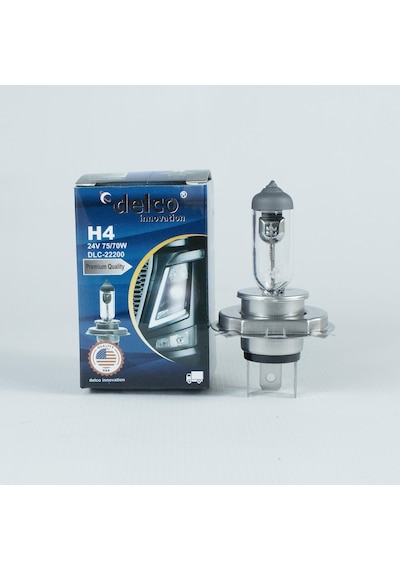 Delco U.s.a H4 24 Volt Far Ampulü 43t Tırnaklı 75/70w 10 Adet
