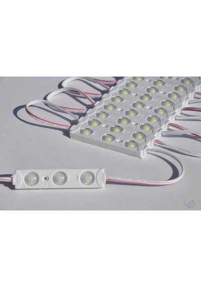 20 Adet 12 V Mercekli Beyaz Işık Modül Led