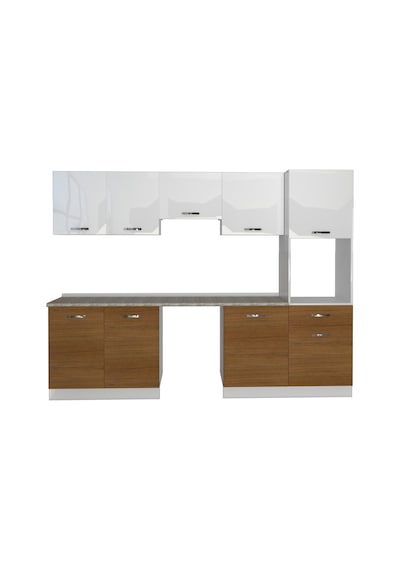 Decoraktiv Elite 280 Ankastre Boy Dolaplı Mdf Hazır Mutfak Dolabı - Tezgah Dahil - Ceviz - Beyaz Beyaz - Ceviz Decoraktiv Elite 280 Ankastre Boy Dolaplı Mdf Hazır Mutfak Dolabı - Tezgah Dahil - Ceviz - Beyaz Beyaz - Ceviz