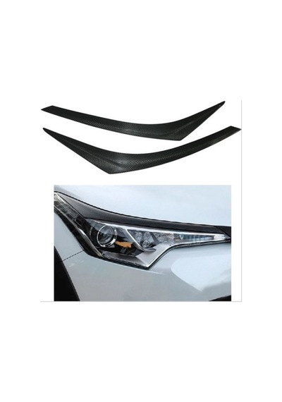 Autogp Toyota C-hr 2016-2019 Far Kası - Karbon 2 Parça Cmtochfk-k