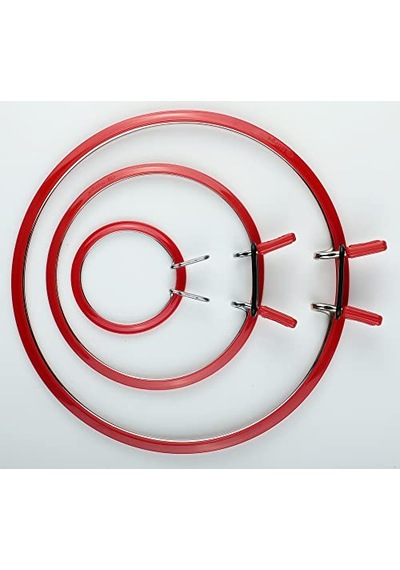 Ayrex Üstün Kalite, Metal Yaylı Gergi Nakış Çemberleri, Çapraz Dikiş Kancası, Darning Hoops, Nakış Gergi Kul