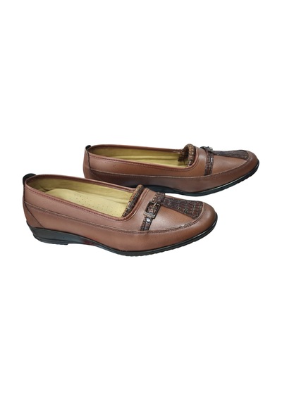 Ateşflex Kadın Günlük Ayakkabı Ortopedik Rahat Kaymaz Taban Şık Loafer Babet Ayakkabı Kahverengi Ateşflex Kadın Günlük Ayakkabı Ortopedik Rahat Kaymaz Taban Şık Loafer Babet Ayakkabı Kahverengi
