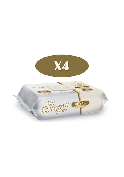 Sleepy Islak Havlu Beyaz Sabun Kokulu 4 X 90 360 Yaprak
