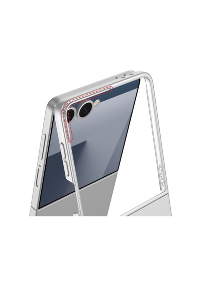 Samsung Uyumlu GalaxyZ Flip 7 Kılıf Celikaksesuar Sert Kıpta Kılıf Lacivert