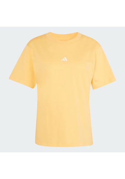 Adidas Essentials Small Logo Cotton Kadın T-shirt Kc5247 Sarı