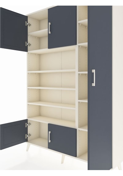Arges Dolap 11 Raflı 5 Kapaklı 132x30x195 Aytaşı-antrasit/aytaşı Aytaşı Arges Dolap 11 Raflı 5 Kapaklı 132x30x195 Aytaşı-antrasit/aytaşı Aytaşı