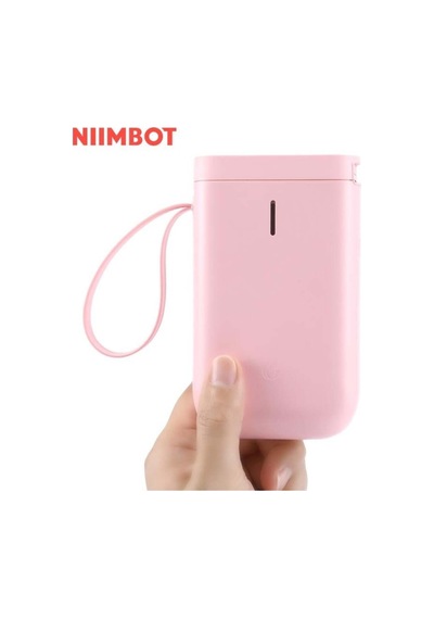 D11 Bluetooth Taşınabilir Pembe Termal Etiket Yazıcı