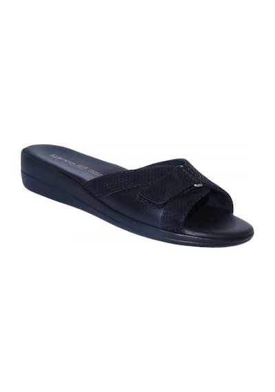 Ceyo 9863-7 Kemik Çıkıntısı (Halluks Valgus) Kadın Terlik Siyah