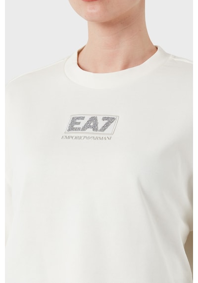 Ea7 Bayan T Shirt 7w000177 Af12473 U0005 Ekru Ekru