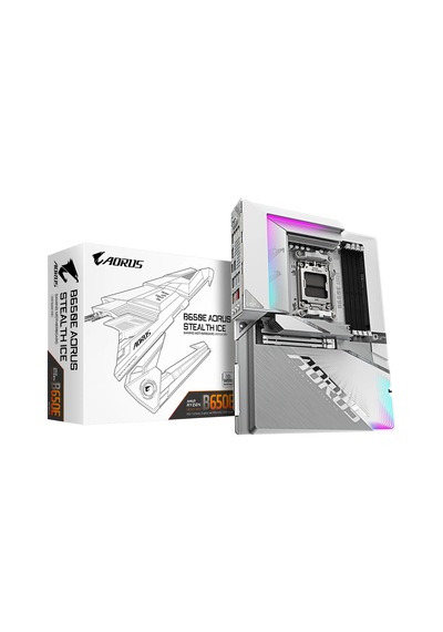 Gıgabyte B650e Aorus Stealth Ice Ddr5 Hdmı Dp Pcıe 5.0 Am5 Atx Beyaz-219718