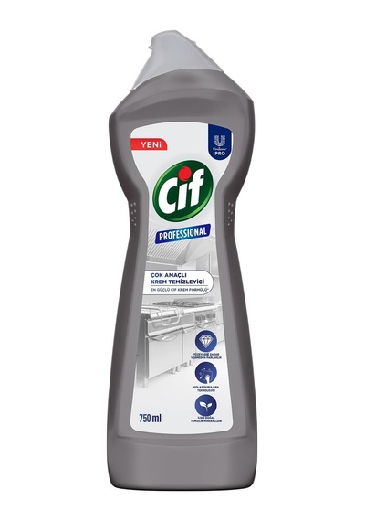 Cif Profesyonel Çok Amaçlı Krem Temizleyici 750 Ml 10'lu Set