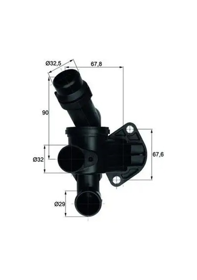 Audi A4 B7 Termostat 1.8 2005-2008 Mahle Tı787