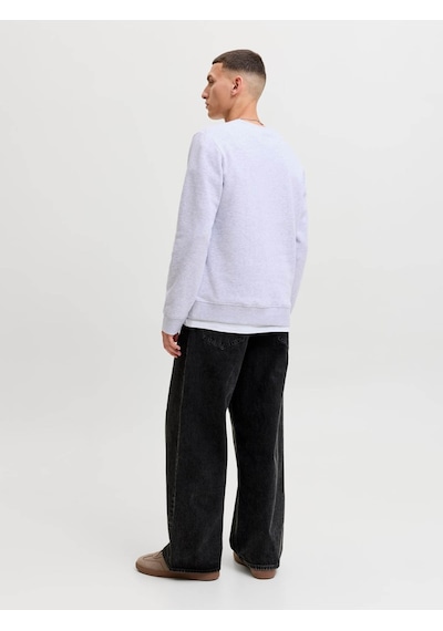 Jack & Jones Jjaero Sweat Crew Neck Beyaz Erkek Sweatshirt 12298492