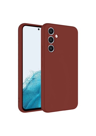Samsung Galaxy Uyumlu - A16 5g Kılıf First Silikon - Bordo