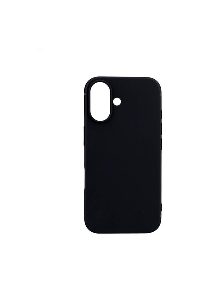 Apple Uyumlu iPhone 16 Plus Kılıf Zore İmax Silikon Siyah