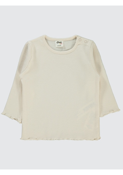 Civil Baby Kol Ucu Detaylı 6-18 Ay Sweatshirt Fil Dişi