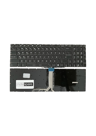 Msi İle Uyumlu Ge63, Ge63vr, Ge73, Ge73vr Notebook Klavye Işıklı Siyah Tr Rgb Kontrollü Versiyon