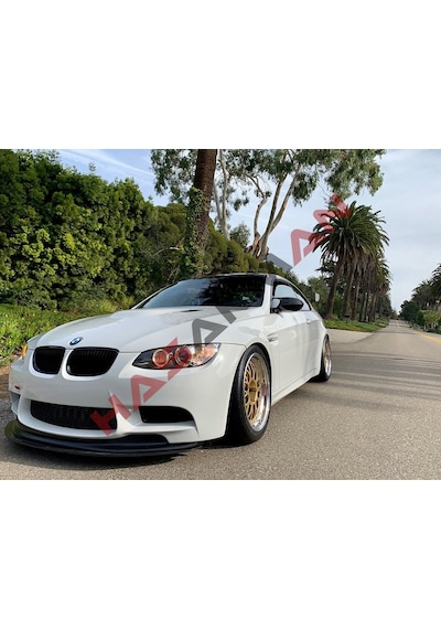 HasAkman Bmw E92 M3 GTS Ön Ek Piona Black 2007 2008 - 2011 Ön Lip 3 Serisi