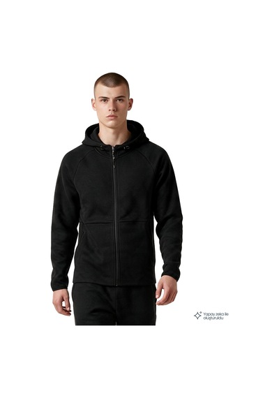 Sportive Atren Zip Erkek Siyah Günlük Stil Sweatshirt 26ke0001-syh