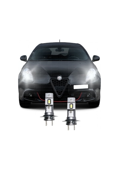Gıulıetta Led Xenon Kısa Far Ampulü H7 Mini Led 2'li Set