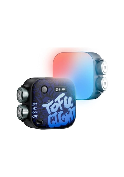 Photoolex Black Samurai Tofu Rgb Led Video Işığı - Tofu-bs