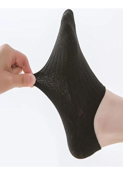 Ozzy Socks 6 Çift Kadın Şık Çizgili Rahat Sneaker Çorap Çok Renkli