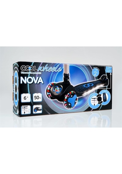 Furkan Toys Cool Wheels Nova 6+ Yaş Işıklı 3 Tekerlekli Scooter