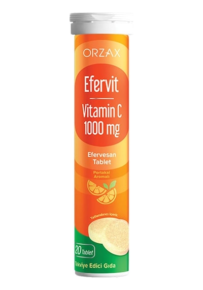 Orzax Efervit Vitamin C 1000mg 20 Tablet