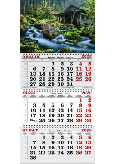 2026 Yılı Gemici Takvimi-uzungöl