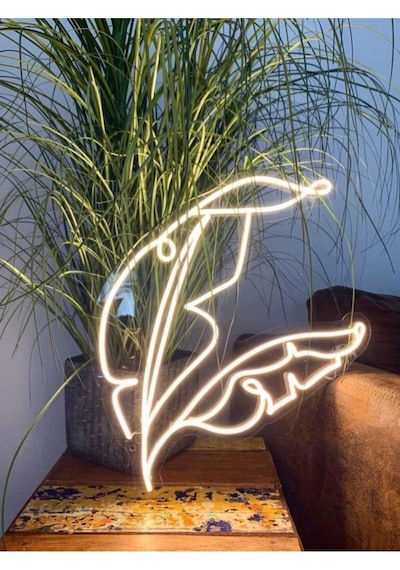 Neon Led Işık Mohikan Gece Lambası Renkli