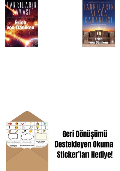 Tanrıların Savaşı + Tanrıların Alacakaranlığı + Okuma Sticker'ları
