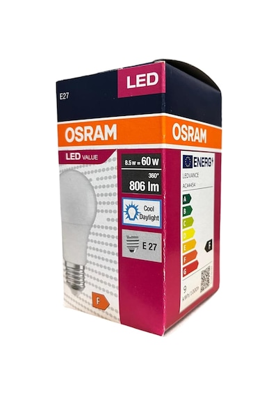 8.5 Watt Led Ampul 6500k Beyaz E27-10 Adet Standart